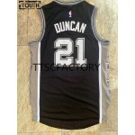 Maillot NBA San Antonio Spurs DUNCAN 21 Retro Noir Swingman - Enfant